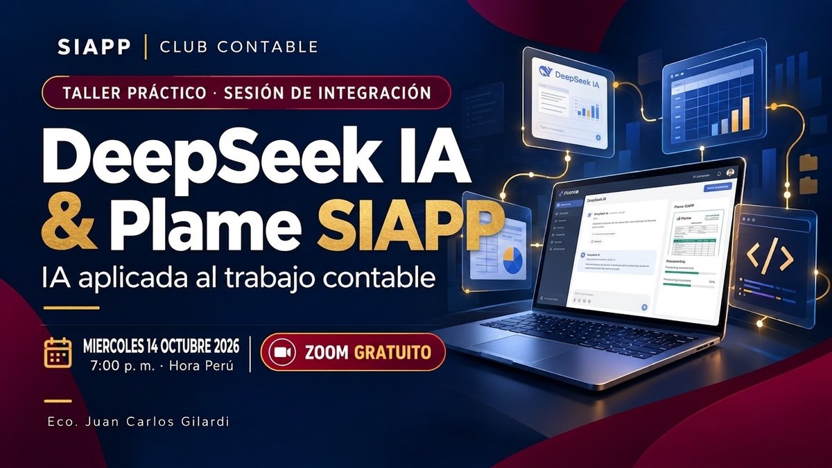 DeepSeek IA & Plame SIAPP — IA aplicada al trabajo contable